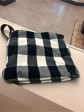 Bag INDEED Black & White Plaid Canvas Belt Bag-love this bag! Well made!